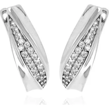Šperk Zlatnictví U Kostela Stříbrné dámské náušnice se zirkony 5261 1058026473