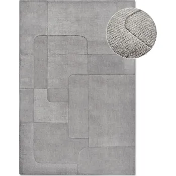 Koberec Šedý ručně tkaný vlněný koberec 190x280 cm Charlotte – Villeroy&Boch ID_1673618