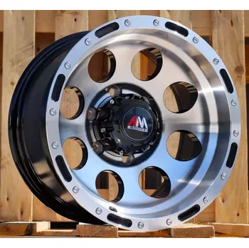 Alu kolo Alu kola Racing Line LU087, 15x10 6x139.7 ET-46, černá + leštění