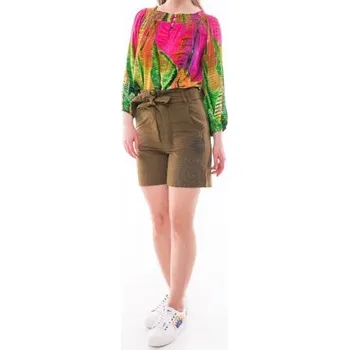 Oblečení a móda šortky Desigual Australia verde house velikost 34