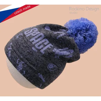 Čepice Rockino 1169 Chlapecká zimní čepice šedá