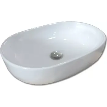 Umyvadlo Maxwhite 8125 FORLI Umyvadlo keramické oválné na desku 59x40x14,5cm