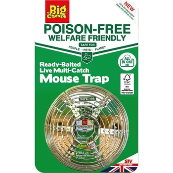 Hubení hlodavce Live Multi-Catch živolovná past na myši STV043