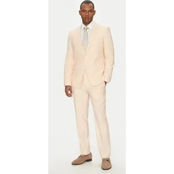 Pánský oblek BOSS Oblek H-Huge 50540759 Oranžová Slim Fit 58