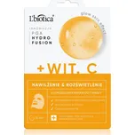 L’biotica PGA Hydro Fusion + Vitamin C intenzivní hydrogelová maska pro rozjasnění pleti 1 ks