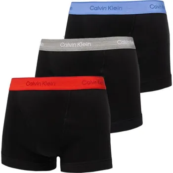 Boxerky Pánské boxerky CALVIN KLEIN-3 PACK - TRUNK Černá M