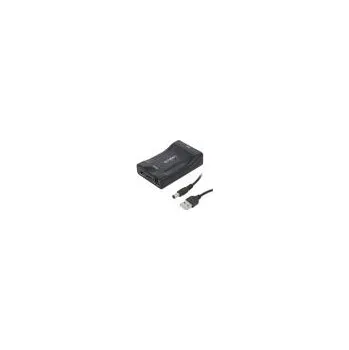 Elektrická zásuvka LOGILINK Adaptér HDMI 1.3 HDMI zásuvka,SCART zásuvka černá