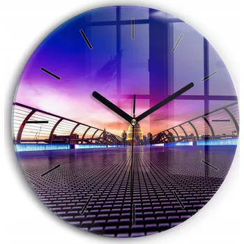 Hodiny Foto Skleněné Hodiny Nástěnné Do Moderních Interiérů Katedrála Sv. Pavla průměr 30 cm