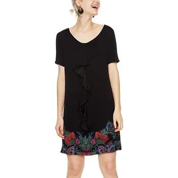 Dámské oblečení šaty Desigual Octavio negro velikost 44