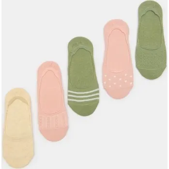 Dámské ponožky Sinsay - Sada 5 párů ponožek do tenisek - zelená - 328EB-07X - 328EB-07X-36H