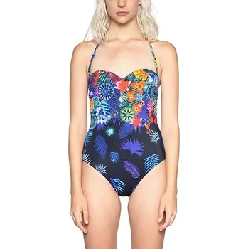 Dámské oblečení Plavky Desigual Biki Emmy negro velikost S