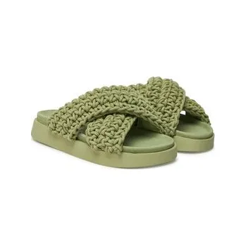 Dámské pantofle Nazouváky Inuikii Woven 70104-105 Zelená 37