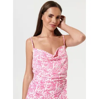 Dámské tričko Sinsay - Vzorovaný top - vícebarevná - 4088F-MLC - 4088F-MLC-XXS