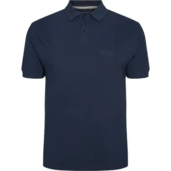 Pánské tričko s límečkem - polokošile tmavě modrá NORTH 56°4 krátký rukáv 4XL - 8XL - 7XL