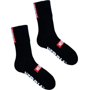 Pánské ponožky Ponožky 3/4 Socks Extra Mile Black - NEBBIA Velikost: 35 - 38, Barva: černá