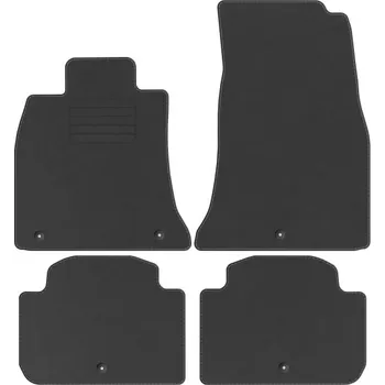 autokoberec Kobercové rohože Edecor velurové 4 ks