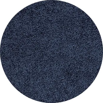 Koberec Kusový koberec Life Shaggy 1500 navy kruh 200x200 (průměr) kruh
