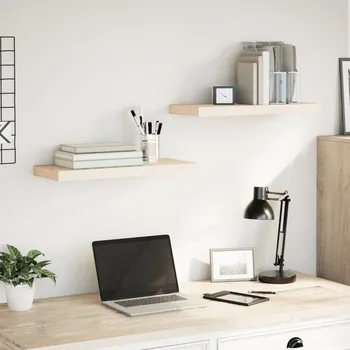 police Plovoucí police 2 ks 60 x 23,5 x 4 cm kompozitní dřevo