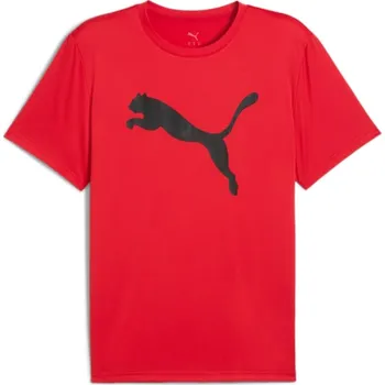 Pánské triko Puma ESS Solid Big Cat Tee Red L
