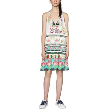 Dámské oblečení šaty Desigual Kilian blanco velikost 44