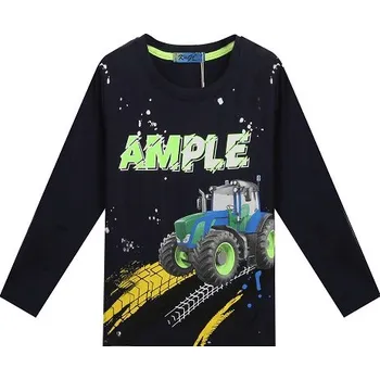 KUGO HC0709 Chlapecké tričko tm.modré