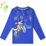 CHLAPECKÉ TRIČKO modré Kugo HC0719 (Chlapecké tričko dlouhý rukáv)