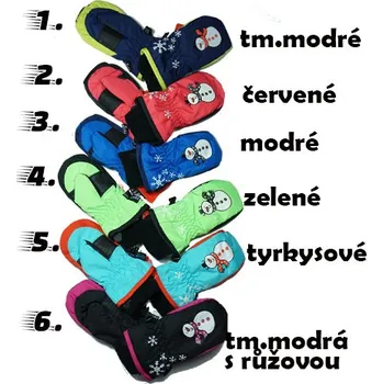 Rukavice DĚTSKÉ PALCOVÉ RUKAVICE Echt C063 (Dětské palcové zimní rukavice)