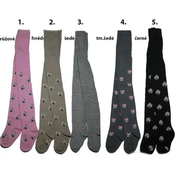 Aura.Via GHN7590 Dívčí punčocháče se zvířátky