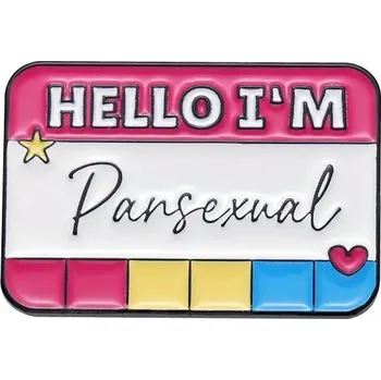 Odznak - Hello Im Pansexual