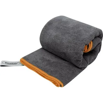 Ručník TravelSafe ručník Microfiber Terry Towel XL charcoal/orange