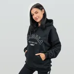 Dámská mikina Gym Rat Oversized Black - NEBBIA Velikost: M, Barva: černá