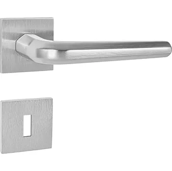 Dveřní kování TI - OKTAGON - HR 4160Q 5S rozety BBQ, klika/klika OCS - Chrom broušený (96)