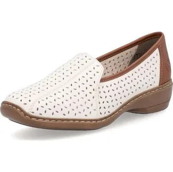 Dámské mokasíny Dámské mokasíny RIEKER 413B1-60 béžová S5 41