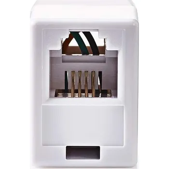 Elektrická zásuvka NEDIS Síťová spojka | RJ11 | Nestíněné | RJ11 Zásuvka | RJ11 Zásuvka | Přímý | ABS | Box