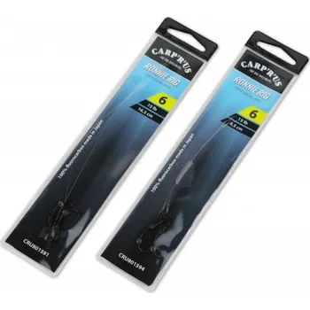 Rybářský háček CARP´R´US Ready Ronnie rig 15lb Velikost háčku: 6