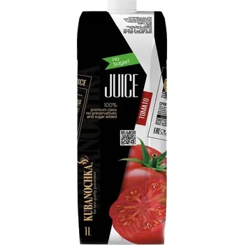 Rajčatová šťáva se solí 1L Kubanočka