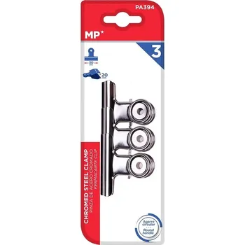 Výtvarná sada Klip dopisní 50mm chrom MP PA394 blistr