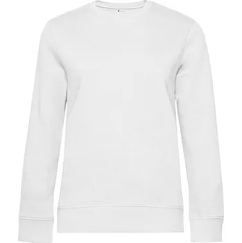 Pánská mikina B&C Unisex mikina přes hlavu WW01Q White XS