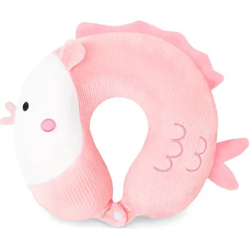 Cestovní polštářek KUFRYPLUS Cestovní polštářek s paměťovou pěnou TPMF31 Rybka růžová