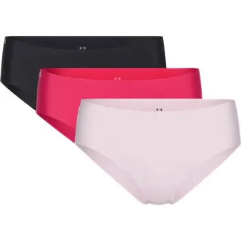Kalhotky Under Armour Pure Stretch NS Hipster 3Pk W 1383895-681 - pink S