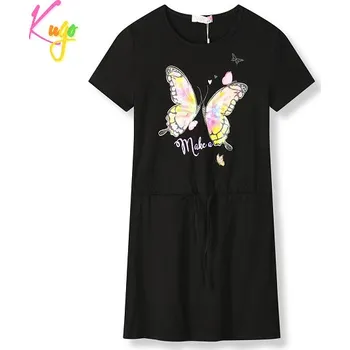 Dívčí šaty DÍVČÍ ŠATY černé Kugo WK0925