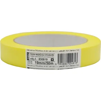 Lepicí páska Mako Basic krepová zakrývací páska 19 mm x 50 m
