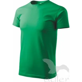 Pánská móda ADLER Basic Tričko středně zelená