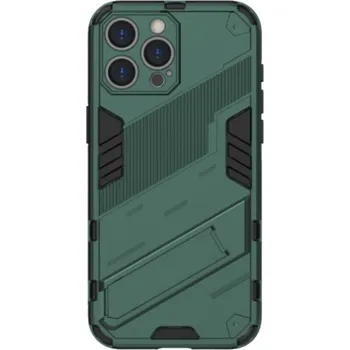 Pouzdro na mobilní telefon Odolný ochranný kryt se stojánkem pro iPhone 16 Pro Max - zelený