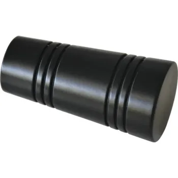 Příslušenství pro garnýž Koncovka Apollo Chicago černá 2 ks