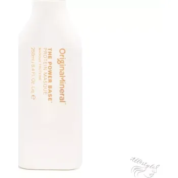 Vlasová regenerace O&M Original & Mineral The Power Base Proteinová Maska 250ml (O&M maska pro slabé a poškozené vlasy)