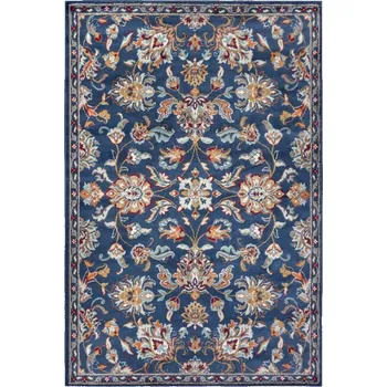 Koberec Kusový koberec Luxor 105634 Caracci Blue Multicolor 57x90 cm