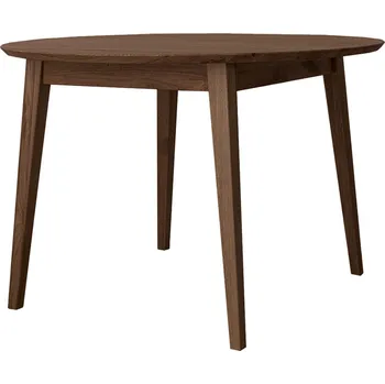 Jídelní stůl KATMANDU Stůl kulatý Orbetello, tabákový, masiv dub, rozměr 110x75x110cm