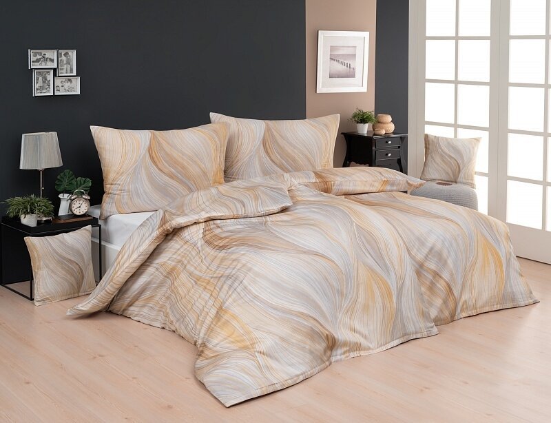 Povlečení Infinitum Beige bavlněný satén 1x140x200,1x70x90 Matějovský