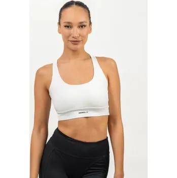 Podprsenka Sportovní podprsenka Racer Back White - NEBBIA Velikost: S, Barva: bílá